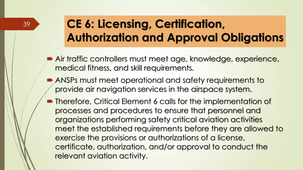 ce 6 licensing certification authorization