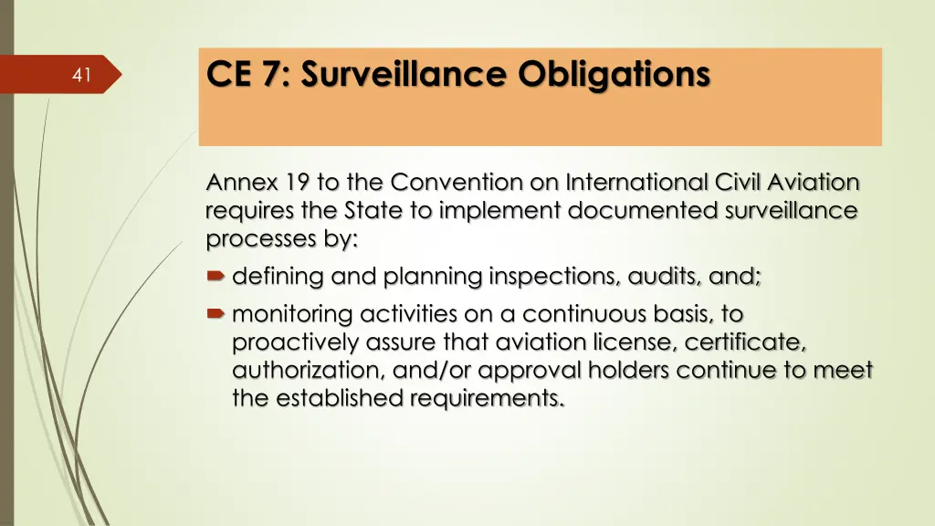 ce 7 surveillance obligations 1