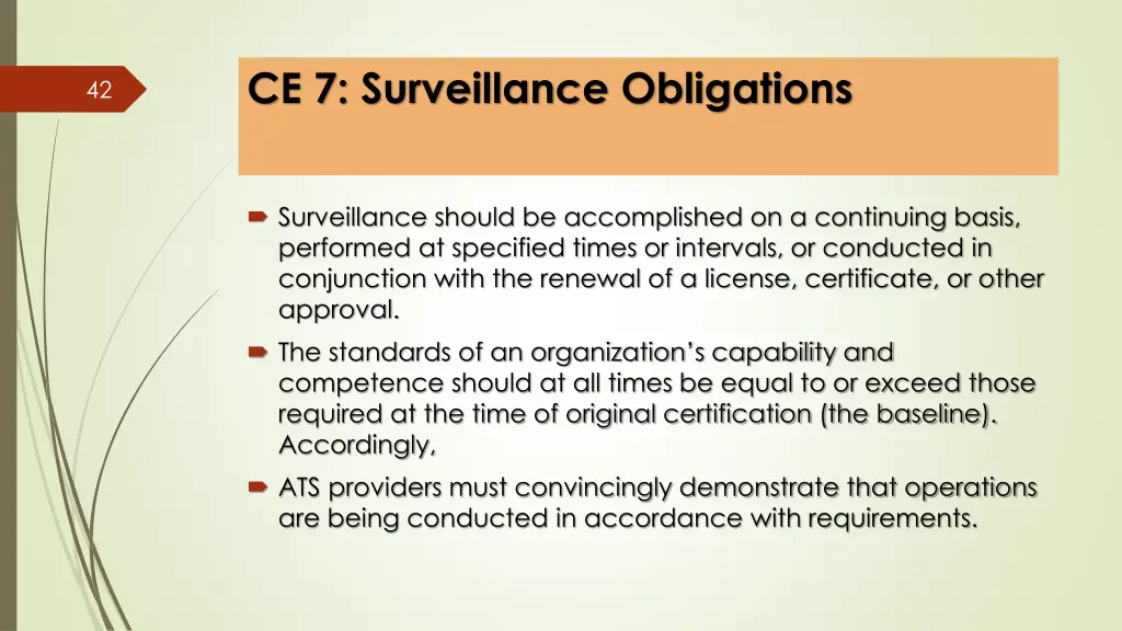 ce 7 surveillance obligations 2