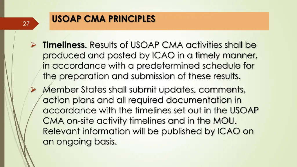 usoap cma principles 3