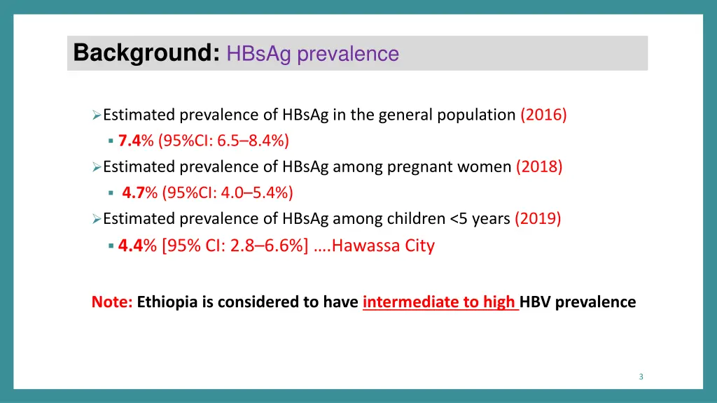 background hbsag prevalence