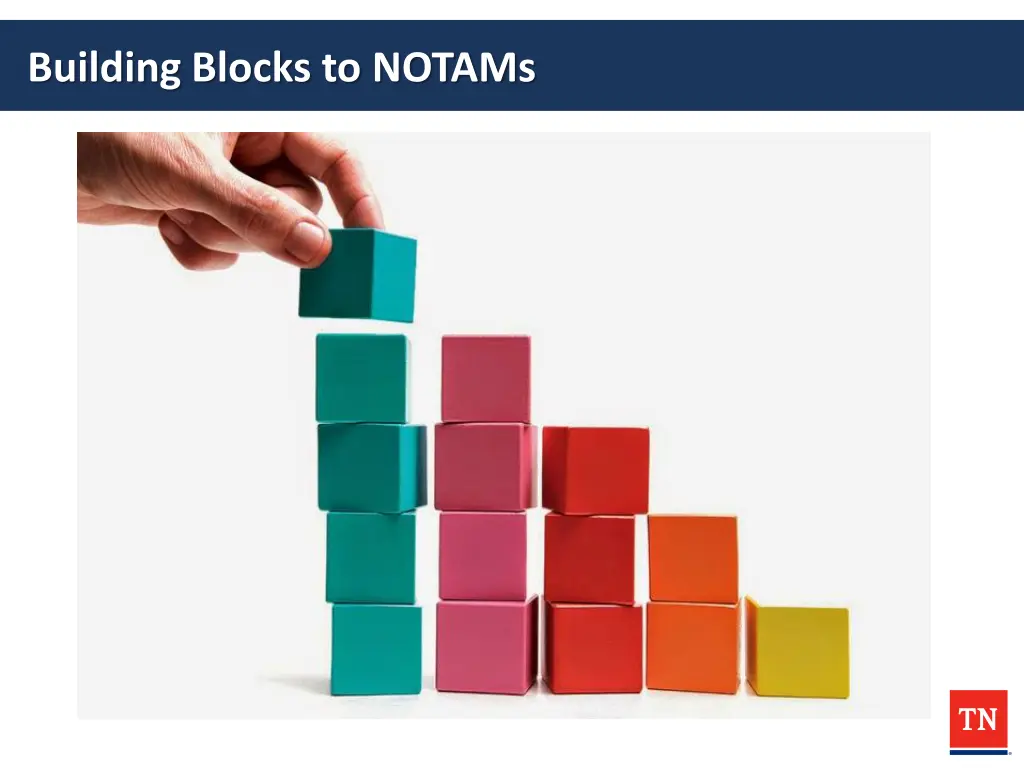 building blocks to notams