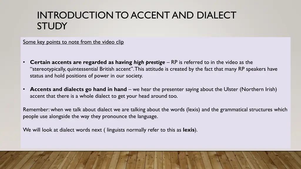 introduction to accent and dialect study 3