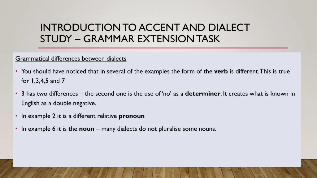 introduction to accent and dialect study grammar 3