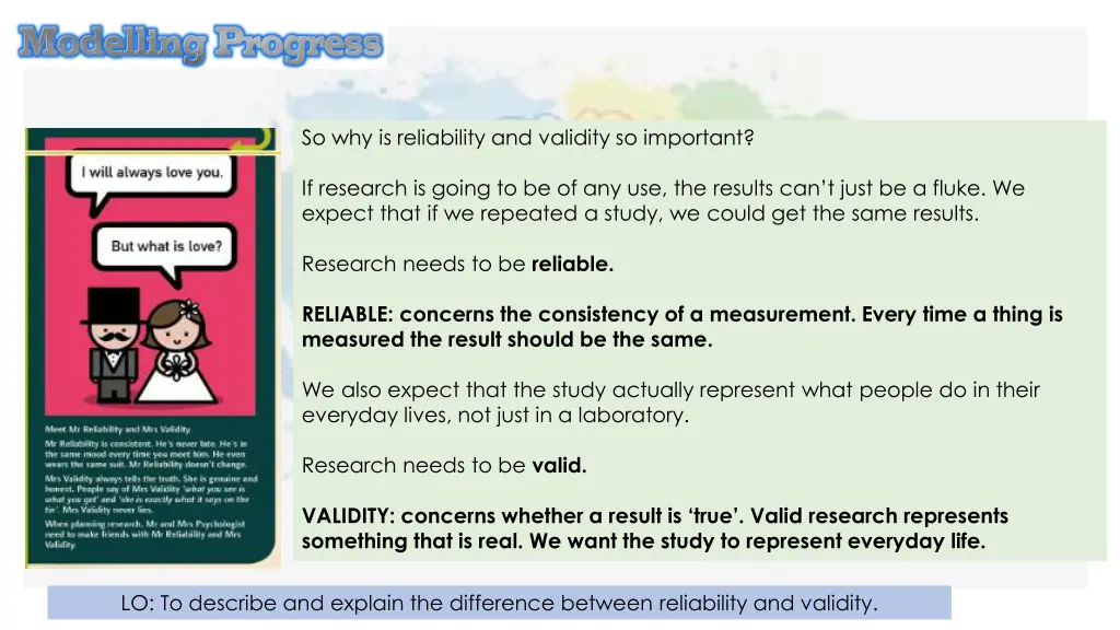 so why is reliability and validity so important