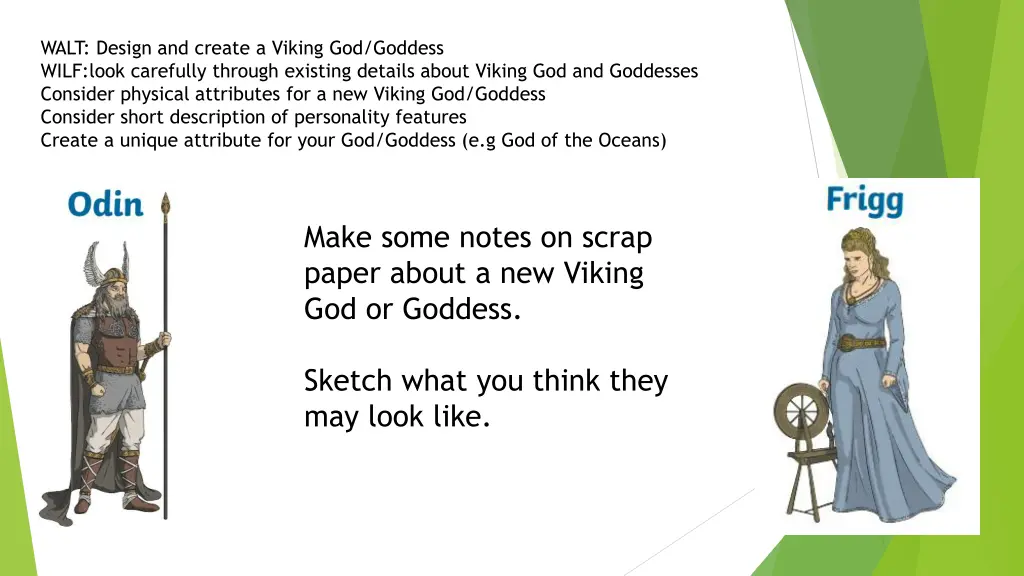 walt design and create a viking god goddess wilf 2