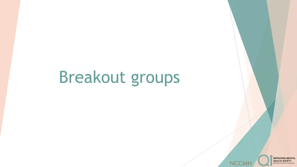 breakout groups