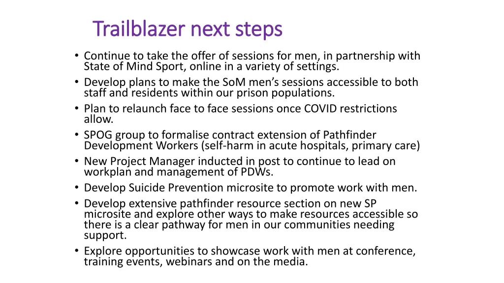 trailblazer next steps trailblazer next steps