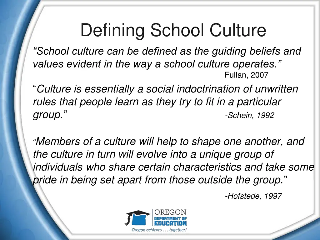 defining school culture school culture