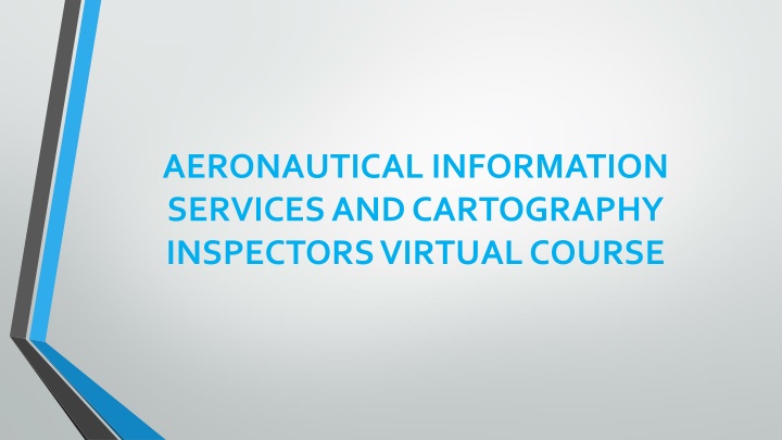 aeronautical information services and cartography