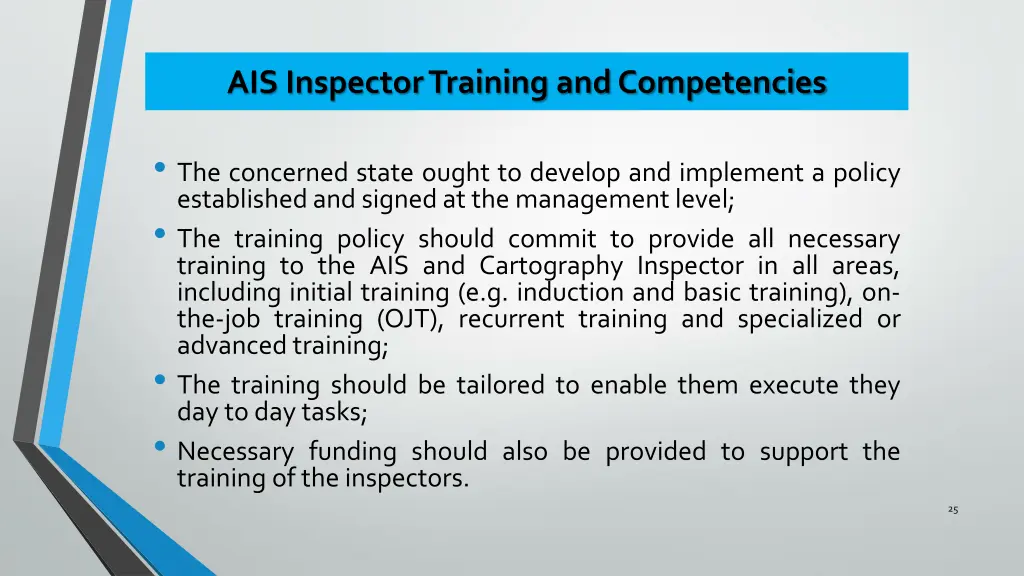 ais inspector training and competencies 1