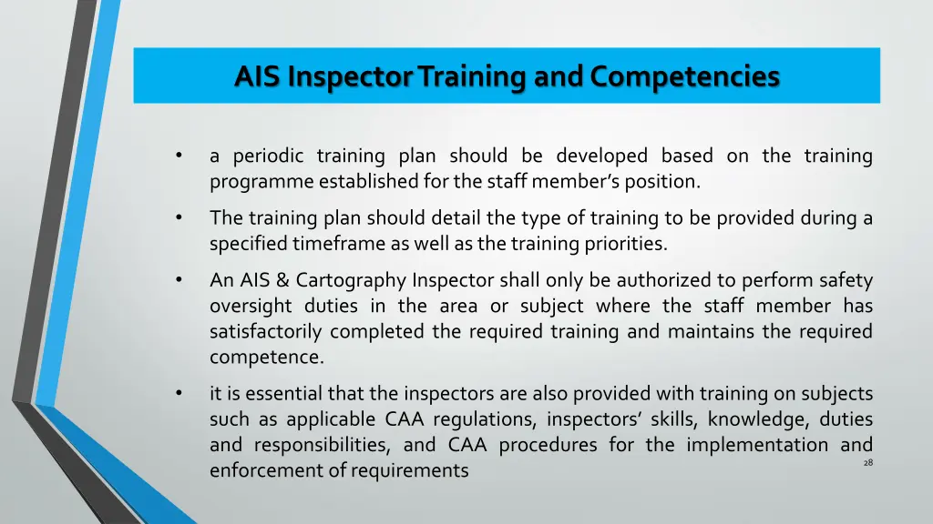 ais inspector training and competencies 4