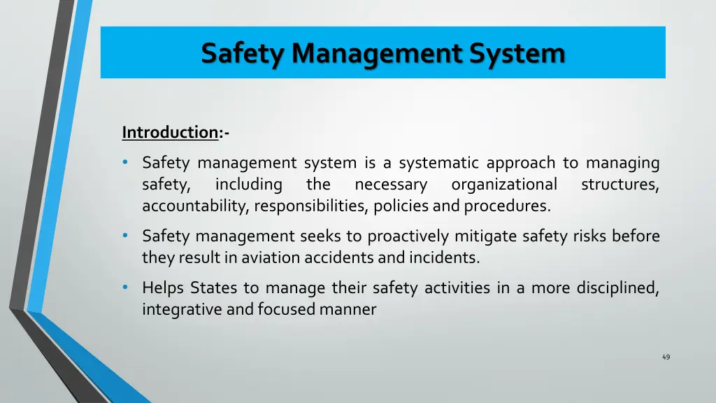 safety management system 1