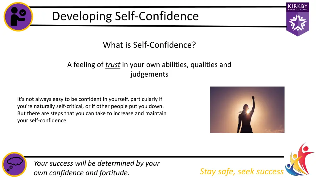 developing self confidence 1