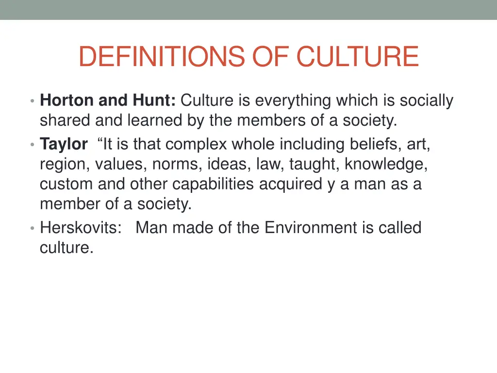 definitions of culture