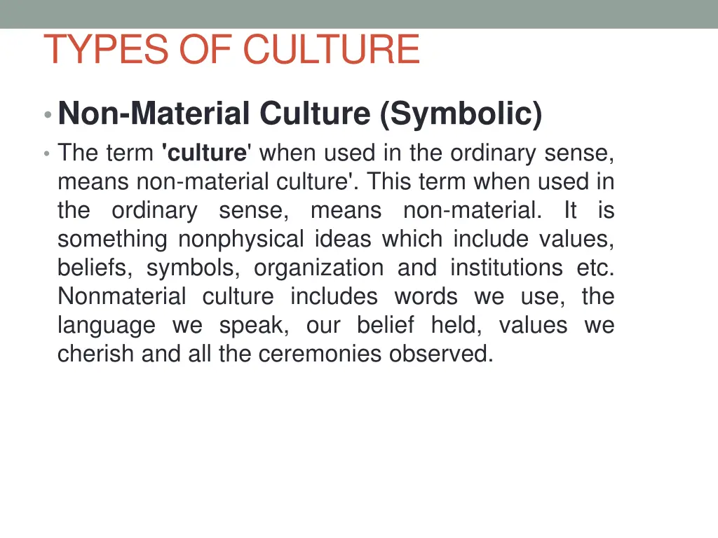 types of culture 1