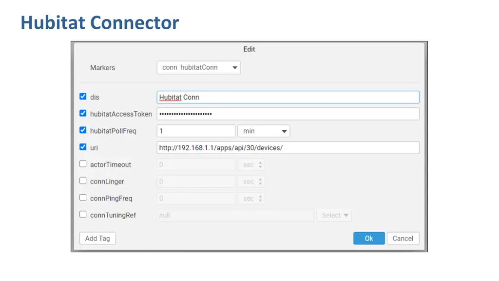 hubitat connector