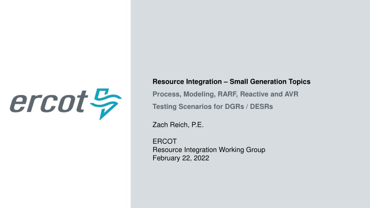 resource integration small generation topics