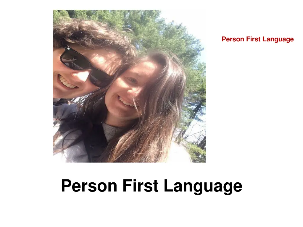 person first language