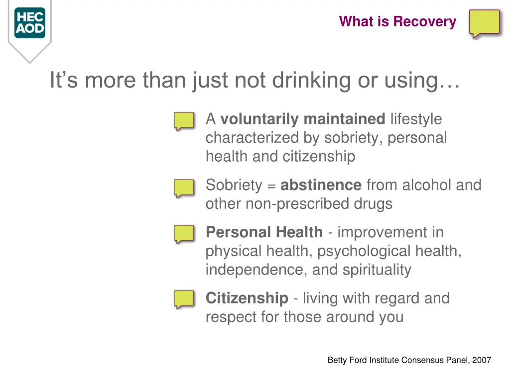 what is recovery