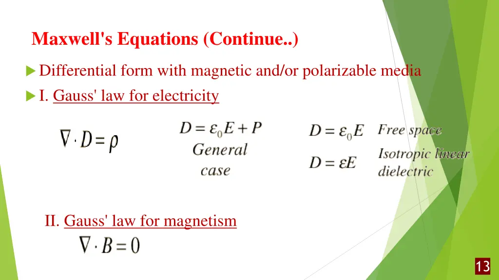 maxwell s equations continue 3