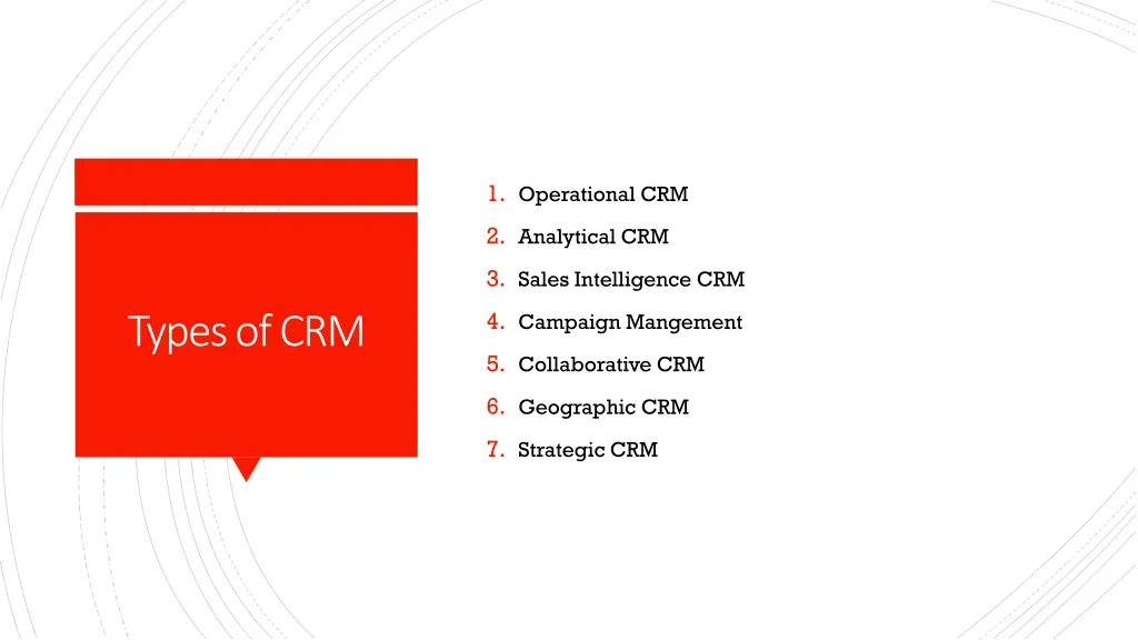 1 operational crm