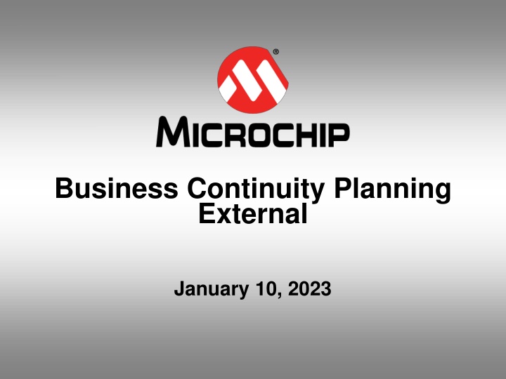 business continuity planning external