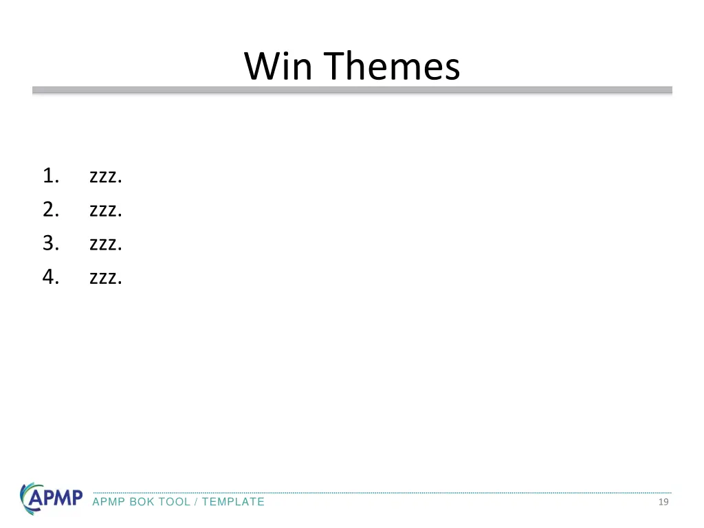 win themes