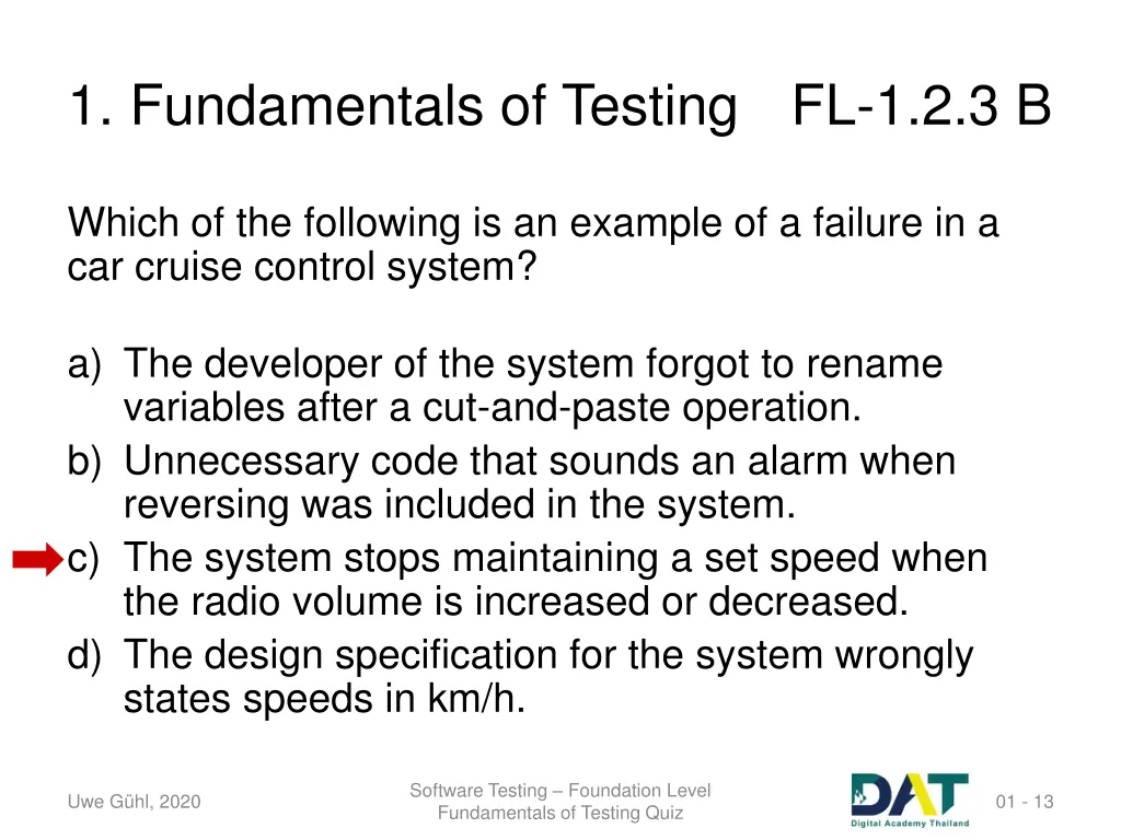 1 fundamentals of testing fl 1 2 3 b