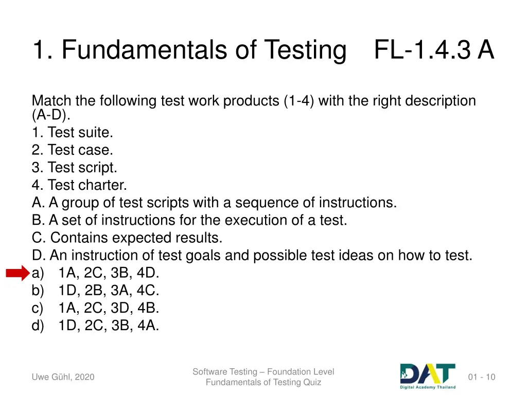 1 fundamentals of testing fl 1 4 3 a