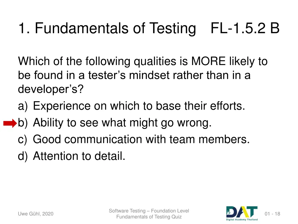 1 fundamentals of testing fl 1 5 2 b