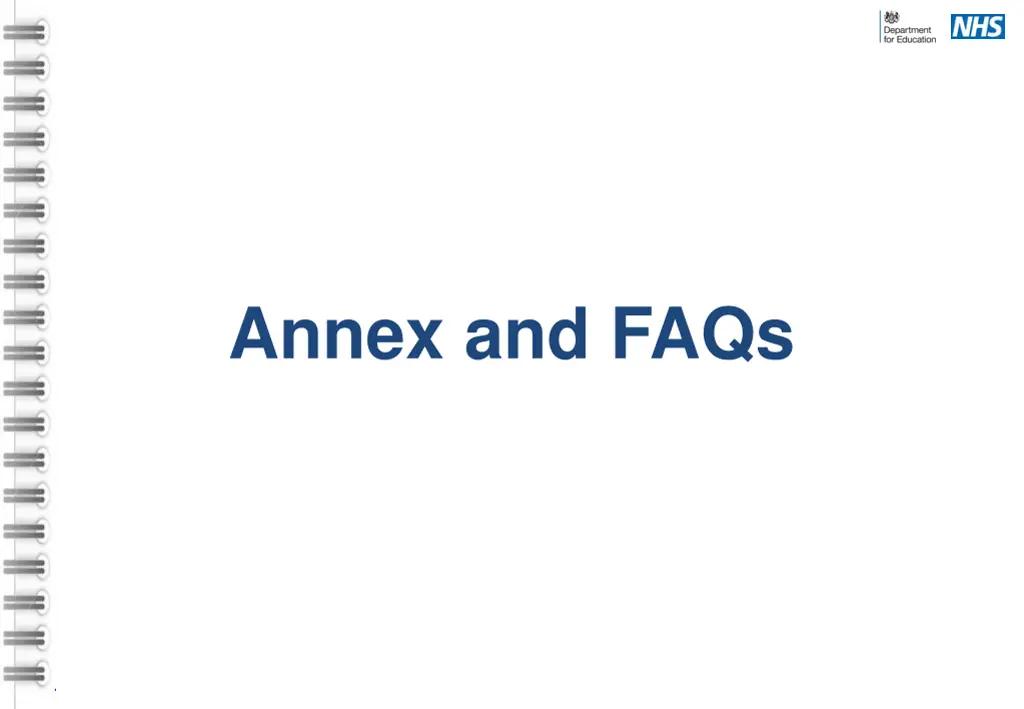 annex and faqs