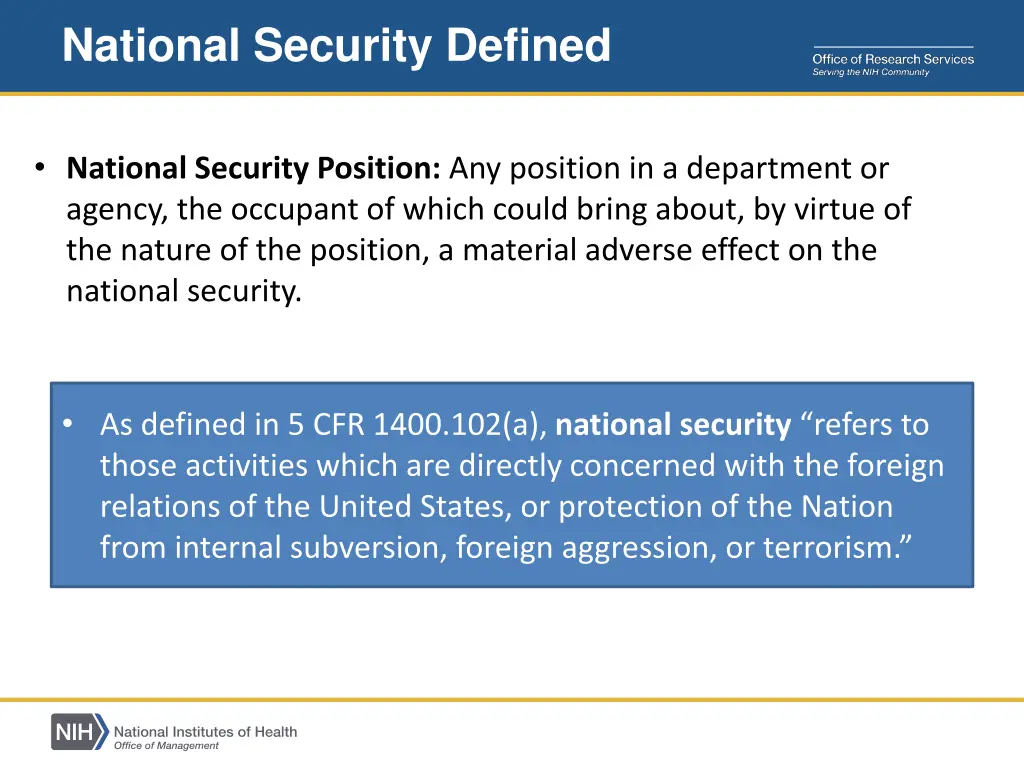 national security defined