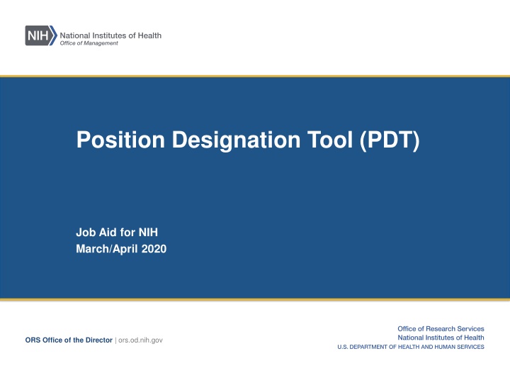 position designation tool pdt