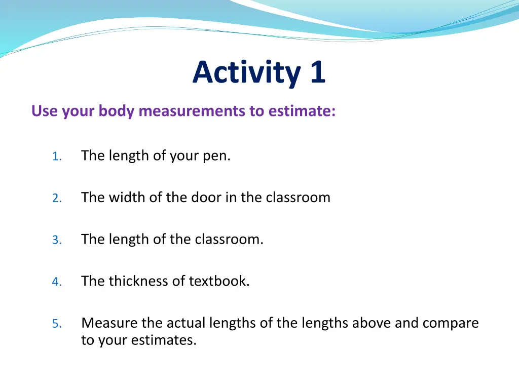 activity 1