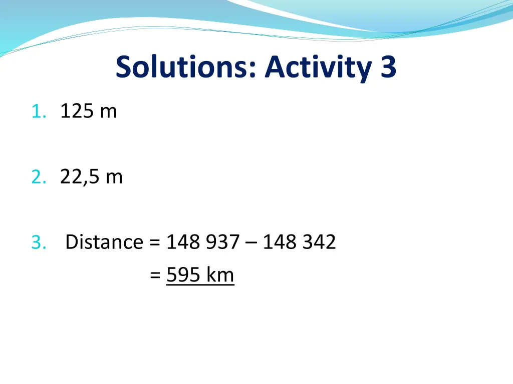 solutions activity 3