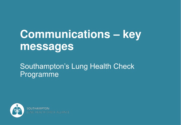 communications key messages