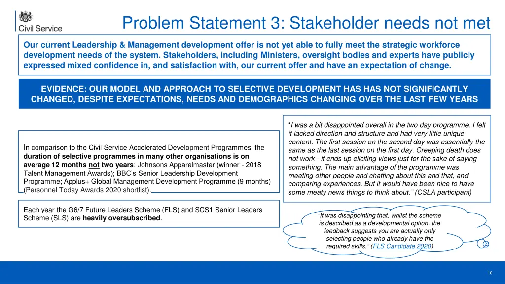 problem statement 3 stakeholder needs not met 1