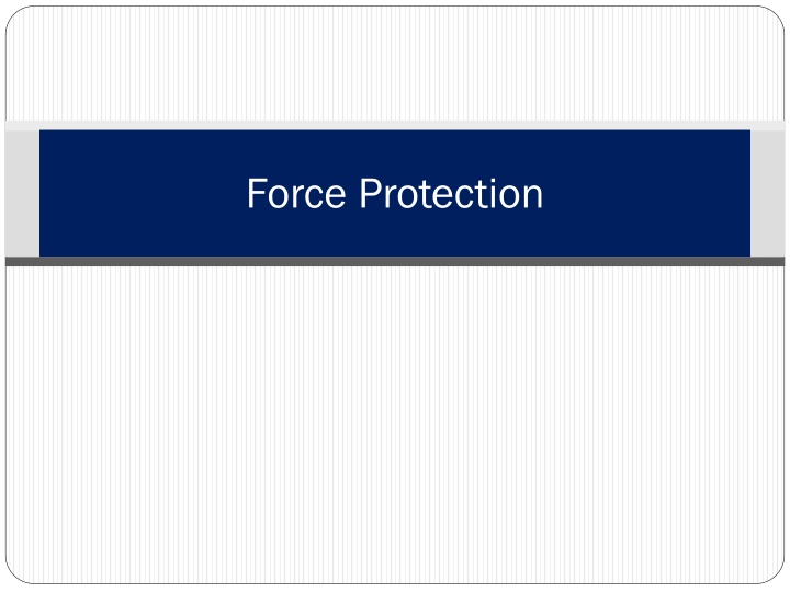 force protection