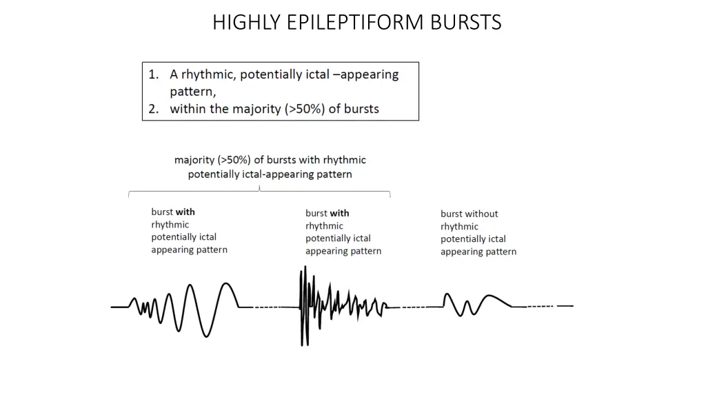 highly epileptiform bursts 1