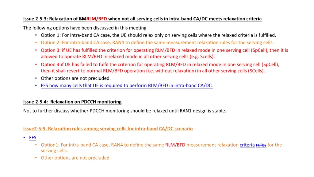 issue 2 5 3 relaxation of bmrlm bfd when