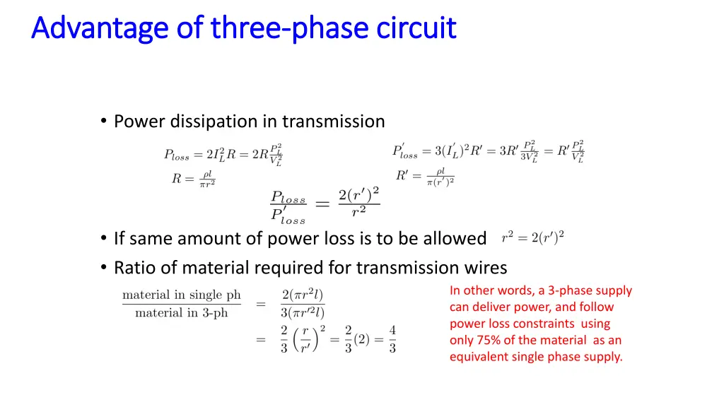 advantage of three advantage of three phase 1