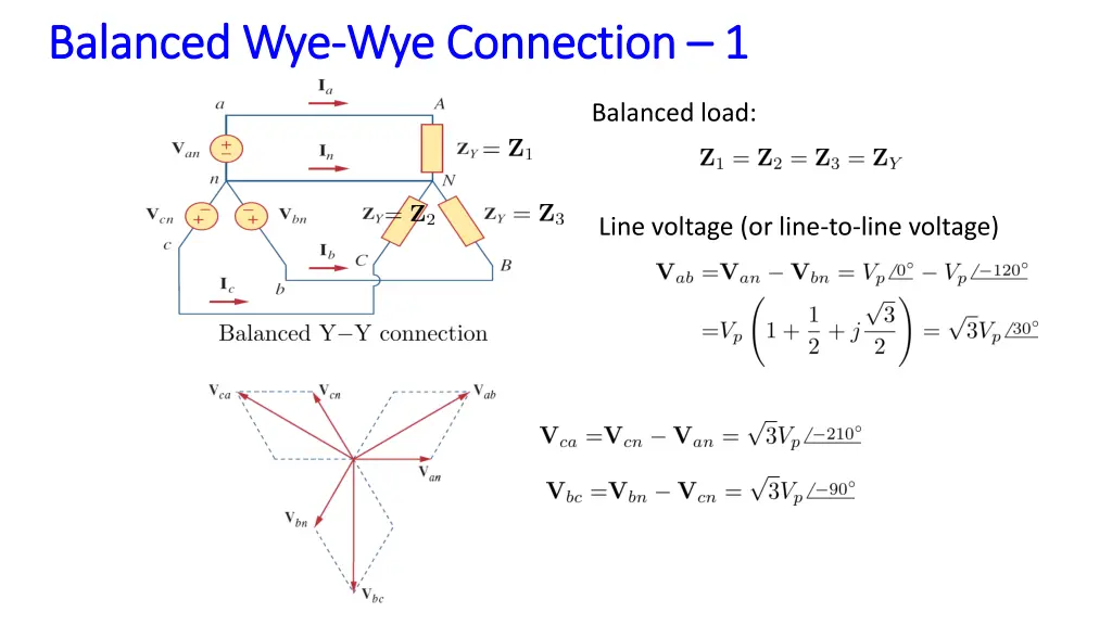 balanced wye balanced wye wye connection 2