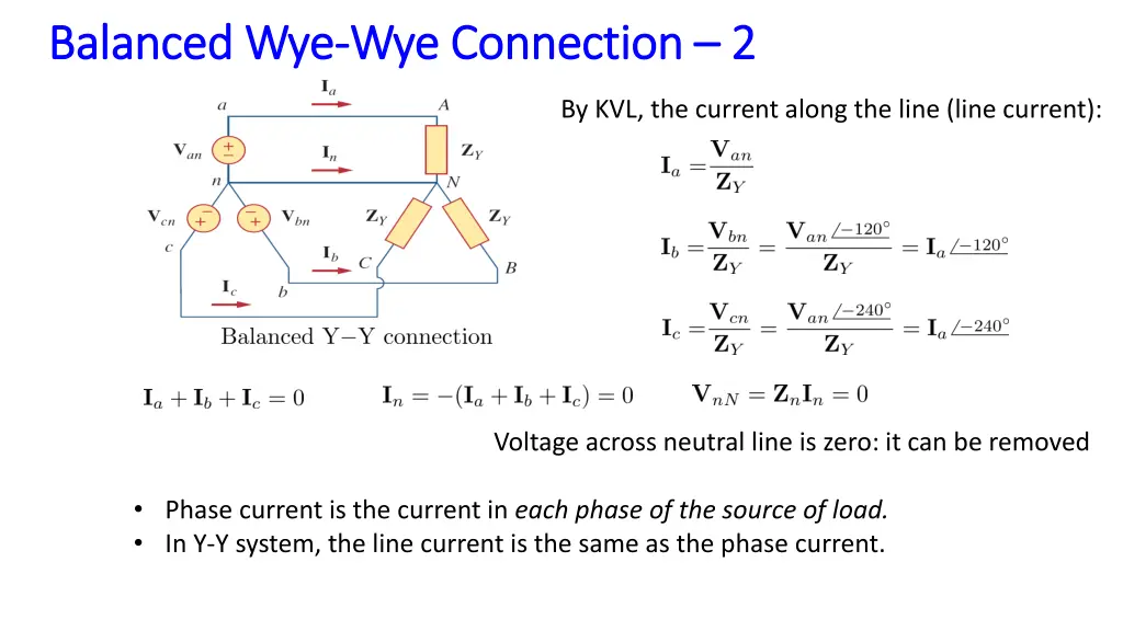 balanced wye balanced wye wye connection 4