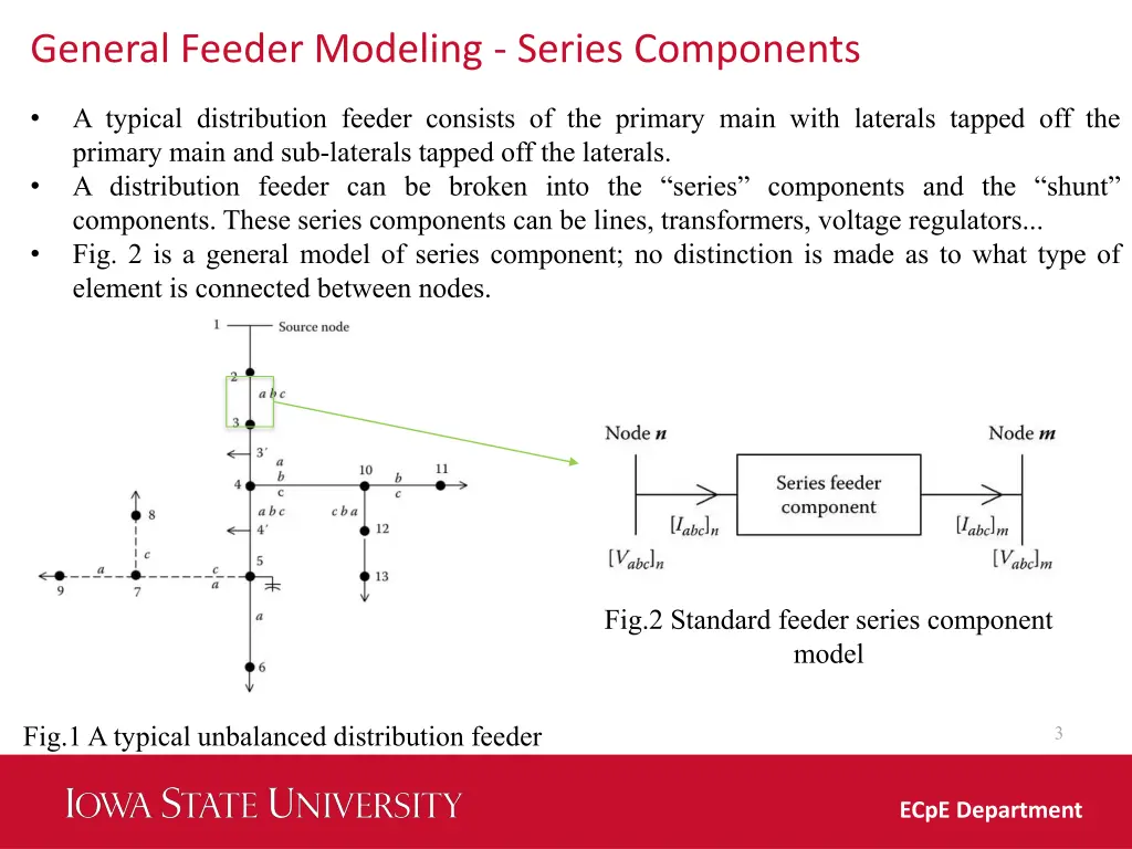 general feeder modeling series components