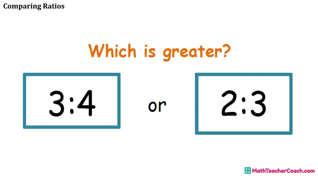 comparing ratios 4