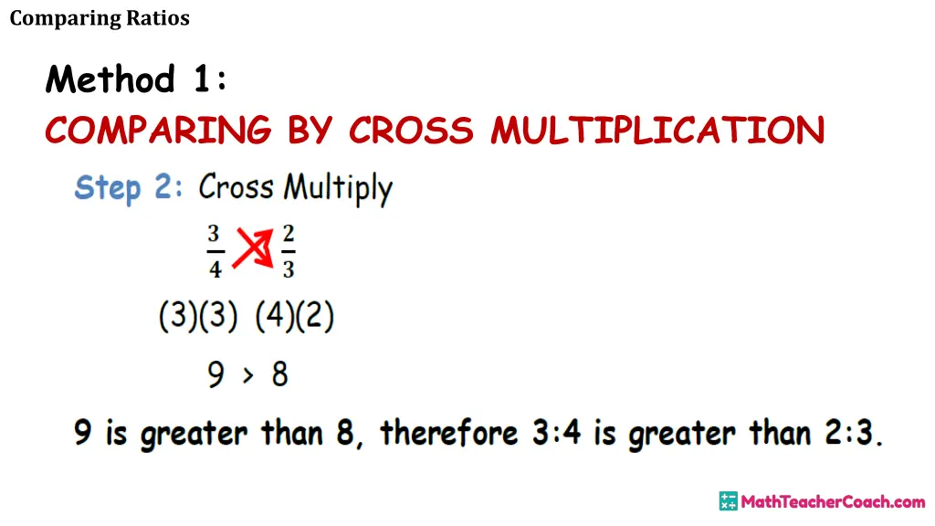 comparing ratios 7