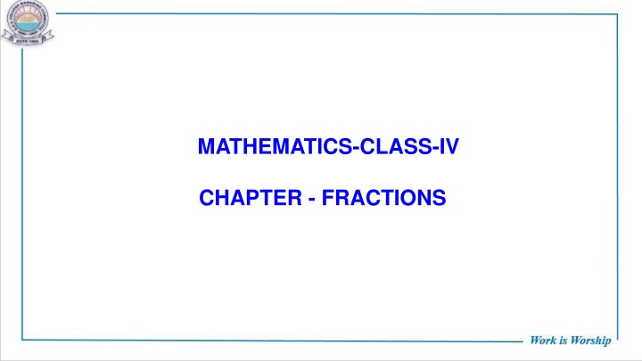 mathematics class iv