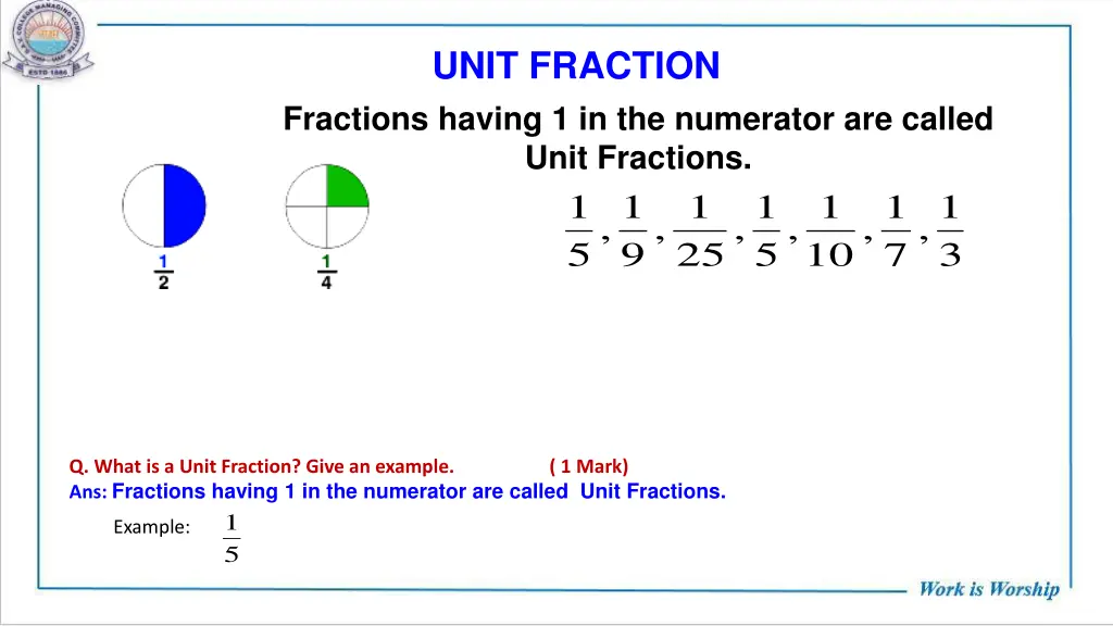 unit fraction