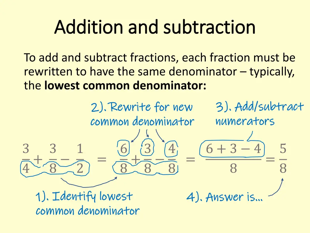 addition and subtraction addition and subtraction